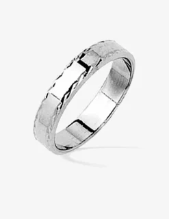 Alliance anémone en argent 925 ‰ rhodié SO OR
