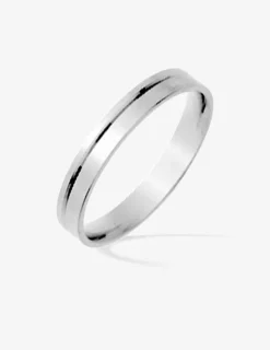 Alliance argent 925‰ rhodié - Mariage