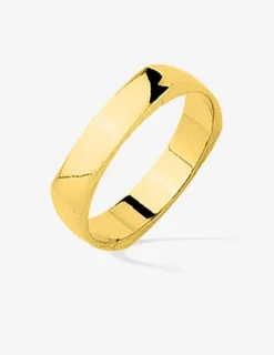 Alliance carrée 4 mm or jaune 750‰ SO OR