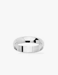 Alliance demi-jonc 4,5 mm or blanc 750‰ - Mariage