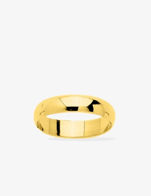 Alliance demi-jonc 4,5 mm or jaune 750‰ - Mariage