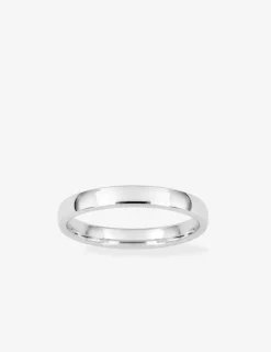 Alliance demi-jonc confort 3 mm or blanc 750‰ SO OR