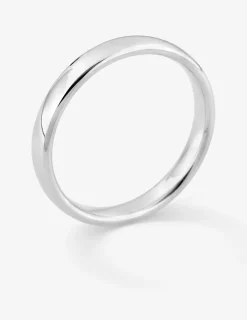 Alliance demi-jonc confort 3 mm or blanc 750‰ SO OR