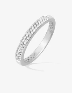 Alliance demi-tour en or blanc 750 ‰, diamants 0,25 ct SO OR