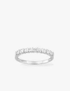 Alliance demi-tour en or blanc 750 ‰, diamants 0,36 ct SO OR