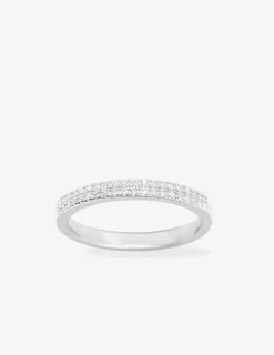 Alliance en or blanc 750 ‰, diamants 0,12 ct SO OR