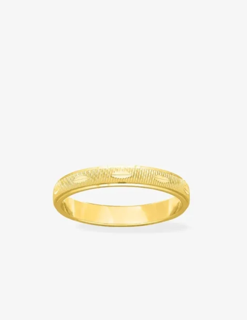 Alliance entaillée 3 mm or jaune 750‰ SO OR