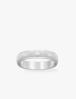 Alliance entaillée 4 mm or blanc 750‰ SO OR