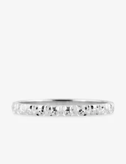 Alliance fantaisie en or blanc 750 ‰ SO OR