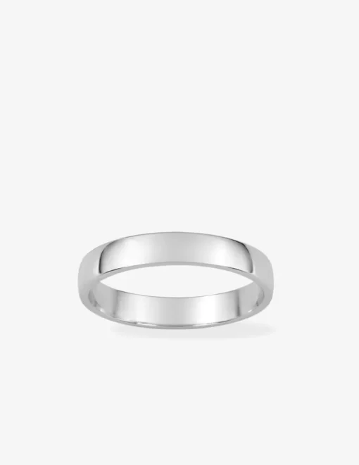 Alliance fonte ruban argent rhodié 925 ‰ 3,5 mm SO OR