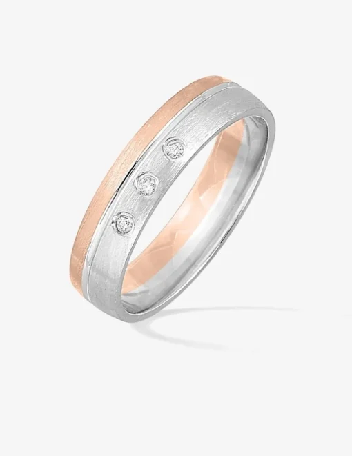 Alliance or bicolore 750 ‰ confort 4,5 mm - Mariage