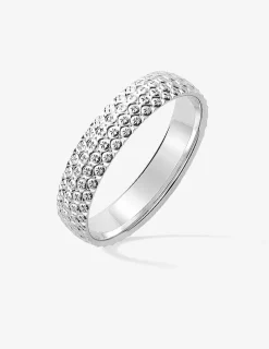 Alliance or blanc 750 ‰ contemporaine - Mariage