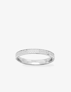 Alliance or blanc 750 ‰ contemporaine - Mariage