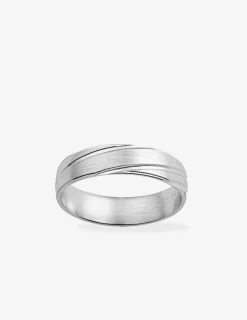 Alliance or blanc 750 ‰ contemporaine - Mariage