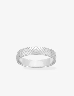 Alliance or blanc 375 ‰ fantaisie - Mariage