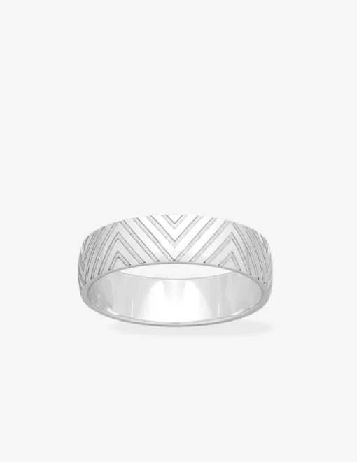 Alliance or blanc 375 ‰ fantaisie - Mariage
