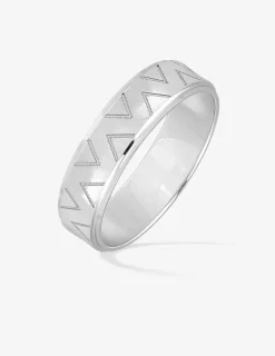 Alliance or blanc 375 ‰ fantaisie - Mariage