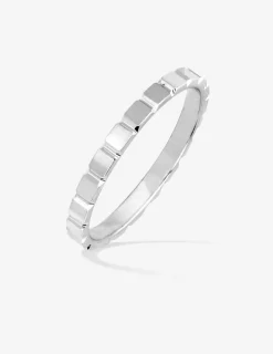 Alliance or blanc 375 ‰ fantaisie - Mariage