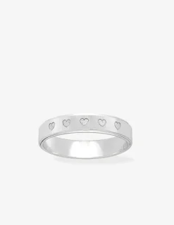 Alliance or blanc 375 ‰ fantaisie - Mariage