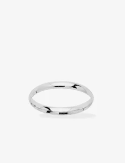 Alliance or blanc 375 ‰ jonc parisien 2,5 mm - Mariage