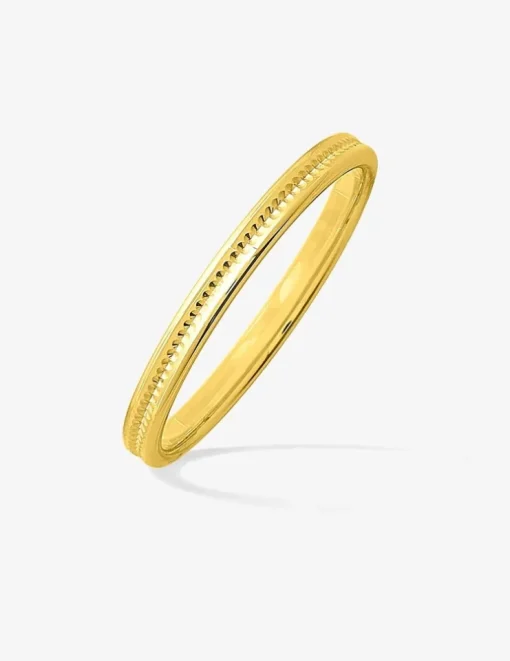 Alliance or jaune 750 ‰ concave - Mariage