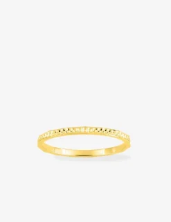 Alliance or jaune 375 ‰ fantaisie - Mariage
