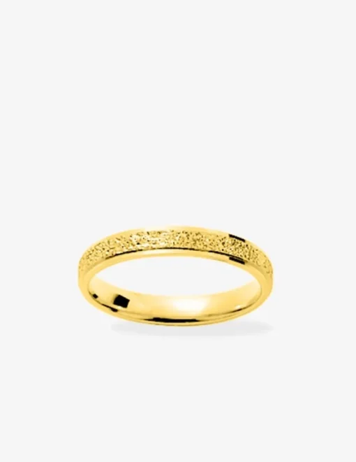 Alliance or jaune 375 ‰ fantaisie - Mariage
