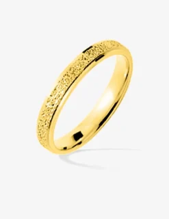 Alliance or jaune 375 ‰ fantaisie - Mariage