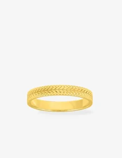 Alliance or jaune 375 ‰ fantaisie - Mariage