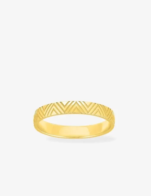 Alliance or jaune 375 ‰ fantaisie - Mariage