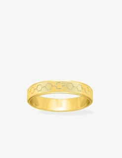 Alliance or jaune 375 ‰ fantaisie - Mariage