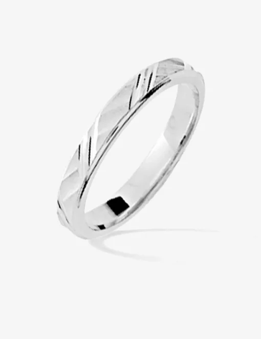 Alliance or jaune 375 ‰ fantaisie - Mariage