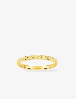 Alliance or jaune 375 ‰ fantaisie - Mariage