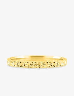 Alliance or jaune 375 ‰ fantaisie - Mariage