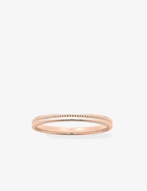 Alliance or rose 750 ‰ concave - Mariage