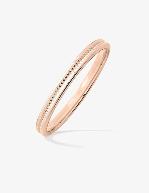 Alliance or rose 750 ‰ concave - Mariage