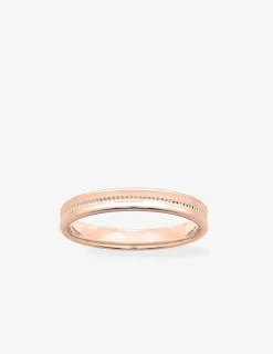 Alliance or rose 750 ‰ fantaisie - Mariage