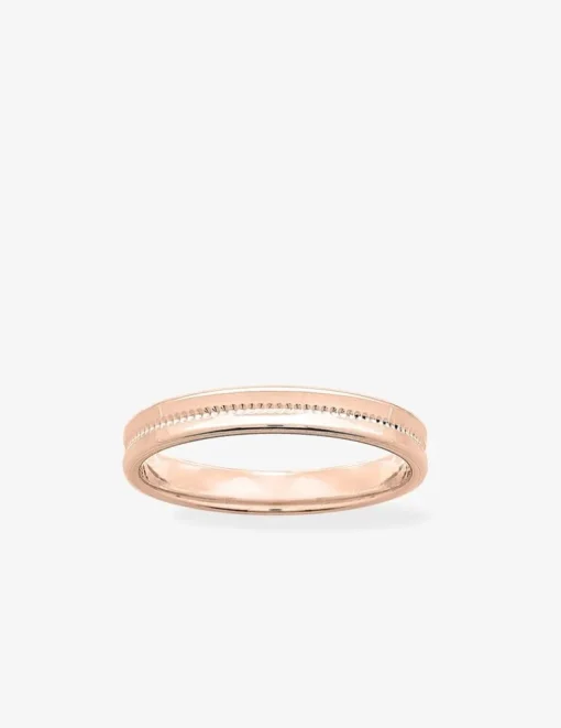 Alliance or rose 750 ‰ fantaisie - Mariage