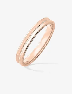 Alliance or rose 750 ‰ fantaisie - Mariage