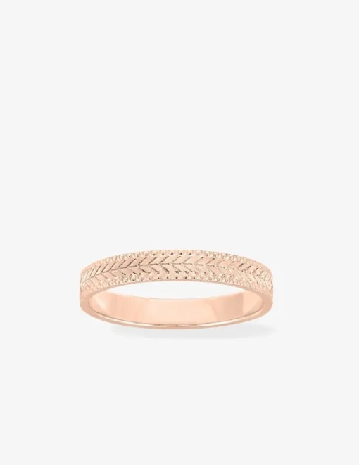Alliance or rose 375 ‰ fantaisie - Mariage