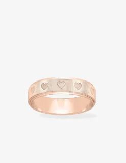 Alliance or rose 375 ‰ fantaisie - Mariage
