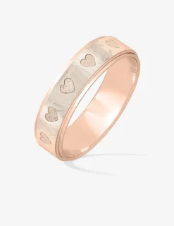 Alliance or rose 375 ‰ fantaisie - Mariage