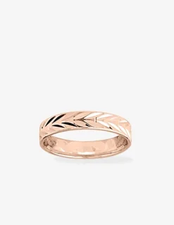 Alliance or rose 375 ‰ fantaisie - Mariage