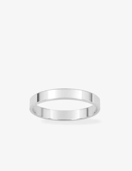 Alliance ruban 3 mm or blanc 750‰ SO OR