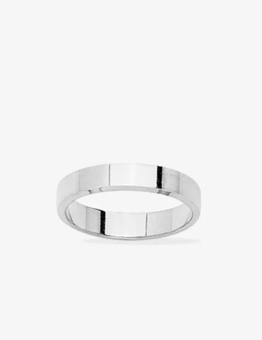 Alliance ruban 4 mm or blanc 750‰ SO OR