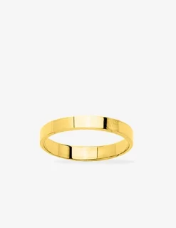 Alliance ruban 3 mm or jaune 750‰ - Mariage