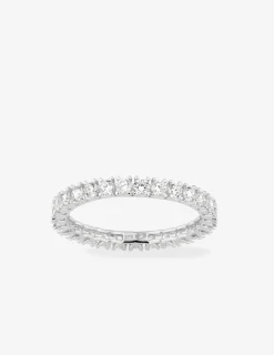 Alliance tour complet or 375 ‰ blanc et diamants synthétiques 0,96 ct SO OR