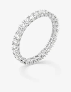 Alliance tour complet or 375 ‰ blanc et diamants synthétiques 0,96 ct SO OR