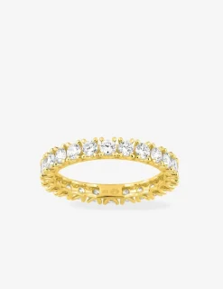 Alliance tour complet or 375 ‰ jaune et diamants synthétiques 1,46 ct SO OR