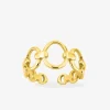 Bague acier jaune anneaux rigides SO OR